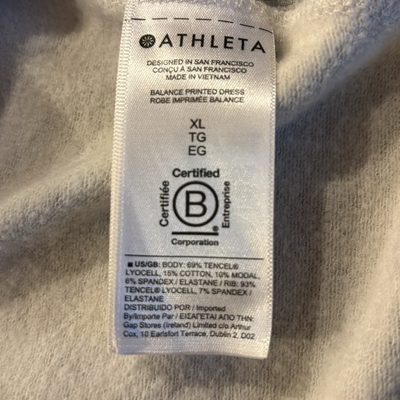 Athleta Camo Balance Long Sleeve Dress - Picture 8 of 8